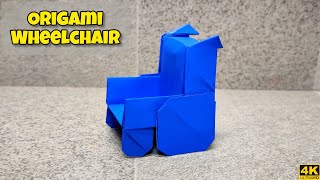 Origami Wheelchair | Origami tutorial | Paper craft