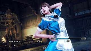 TEKKEN™7　中ボス対戦　メイドアンナvs平八　おっぱいぼよよんバンチラいっぱい太ももエロい