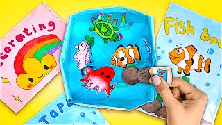 DIY Coolest Swimming Fish In Paper 🐙 How To Craft Awesome Fish Bowl ✨