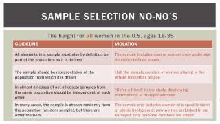 Statistics 101: Population vs Sample Data