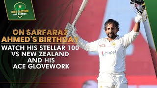 On Sarfaraz Ahmed's Birthday, Watch His Stellar 💯 vs New Zealand and His Ace Glovework 🧤