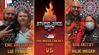 Eric Gregory \u0026 Liz Tynan vs Bob McCoy \u0026 Julie Weger | Pro Mixed Cricket Final | Stupid Juice