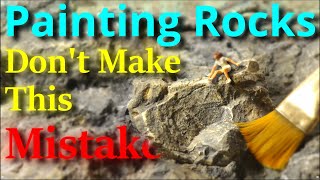 How To Paint Model Railroad Rocks - Realistic Scenery Tips & Tricks