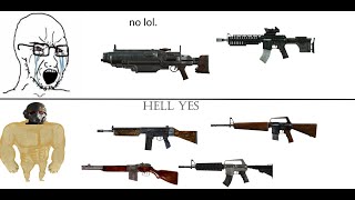 No, @ItsYaBoyBrandyBoy, Modern Guns do NOT belong in Fallout