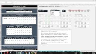 BreakdownSheets.com Master MLB Excel File Demo