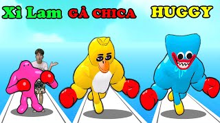 NẾU THẮNG TÊ TÊ SỬ DỤNG 1000 QUẢ TẠ TĂNG SỨC MẠNH CƠ BẮP 6 MÚI CHO HUGGY WUGGY GÀ CHICA