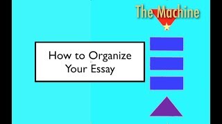 How to organize your essay (The Machine)