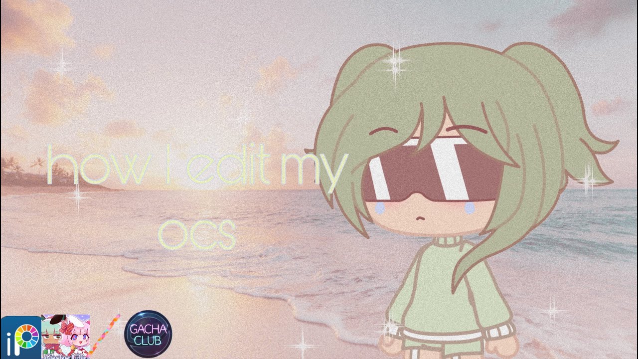 How I Edit My Ocs Youtube