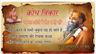 क्रोध करने से सभी सुकृत नष्ट हो जाते हैं।#shrirajendradasjimaharajji #ram #bhajan#krishna