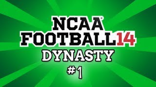 NCAA Football 14: Offline Dynasty - E1: Coach Creation & Team Selection