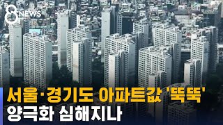 강남 뺀 서울 · 경기도 아파트값 '뚝뚝'…양극화 심해지나 / SBS