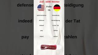 1000 Wörter lernen Folie 16 #deutsch #a1 #b1 ( Deutsch Lernen )