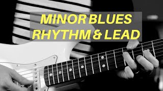 How to Mix Rhythm & Lead on a Minor Blues | Guitar Lesson