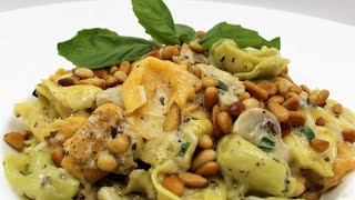 Tortellini in a Creamy Pesto Sauce \\ Episode 108