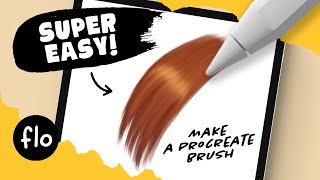 How To Make a Brush in PROCREATE #Shorts