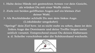 Waffensachkunde- Ermittele dein dominantes Auge
