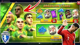 Mini Football the Brazilian Stars critical Gameplay With High Rated Players/ King cap Gaming