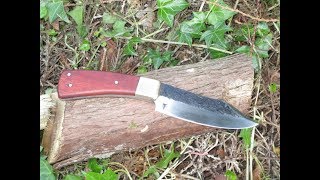 Forging a Bearing Race Knife with a Bolster