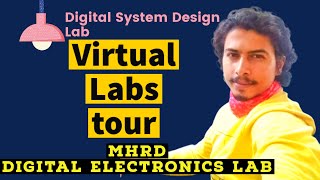 Virtual Labs tour MHRD sponsored Digital Electronics Lab