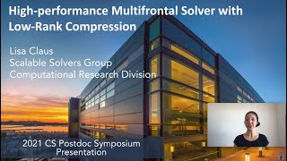 High-Performance Multifrontal Solver with Low-Rank Compression