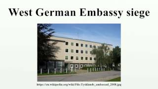 West German Embassy siege