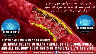 RUQYAH TO CLEAN NERVES, VEINS, BLOOD, BONES, AND ALL THE BODY FROM KNOTS OF MAGIC/EVIL EYE AND JINN.