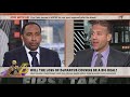Anthony Davis and JaVale McGee make up for the loss of DeMarcus Cousins - Stephen A.  First Take