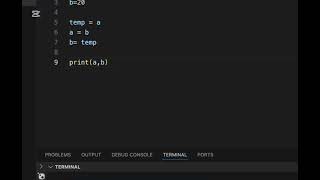 Swap Two Variables in ONE LINE 🔥 | Python Tips