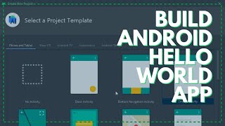 Android Basics 003 - Building your first Hello World App in Android Studio