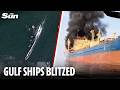 Donald Trump sinks NINE Iranian warships as three UK & US oil tankers ‘hit by Iran missiles’