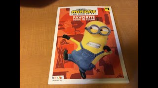 Reading a coloring book, Minions