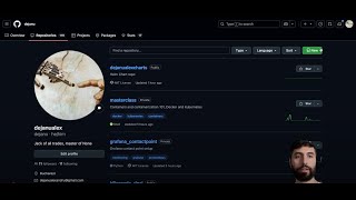 Helm chart repo using #github