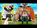 Fighting One Piece Bosses with RANDOM Card Abilities in Minecraft