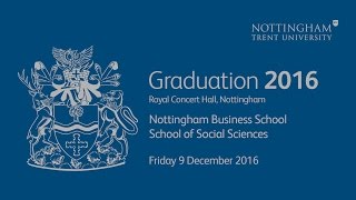 NTU Graduation 2016 – Friday 09 December 1.15 pm