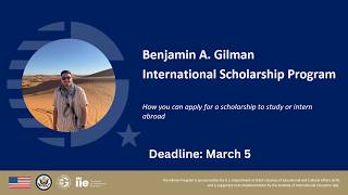 Gilman Info Session (March 2026 Deadline)