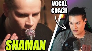 SHAMAN - ТАНЦЫ НА СТЕКЛАХ | Vocal Coach ARGENTINO | Reacción | Ema Arias