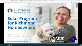 No-Cost Solar for Qualifying Richmond Homes Workshop (KCRT Version)