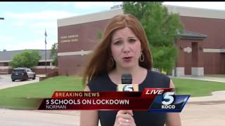 5 Norman schools on lockdown due to suicidal person with gun walking in area