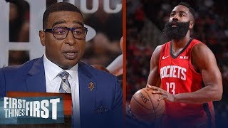 There's no perfect fit for James Harden with the Rockets — Cris Carter | NBA | FIRST THINGS FIRST