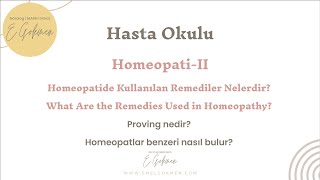 Hasta Okulu - Homeopati II: Remedi Nedir? Homeopatide Benzer Nasıl Bulunur?