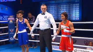 (W51kg)  Mary KOM (India) vs Jutamas JITPONG (Thailand) /AIBA WWCHs Ulan Ude 2019