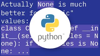 What is a clean "pythonic" way to implement multiple constructors?