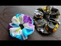 How to make Hair rubber band/Diy scrunchie tutorial