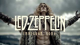 Led Zeppelin - Immigrant Song (Music Video / Remix / Remaster) 4K