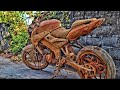 Fully restoration old rusty KAWASAKI car | Perfectly restored car KAWASAKI