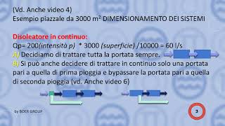 5  SCELTA DISOLEATORE IN CONTINUO E VASCHE DI PRIMA PIOGGIA