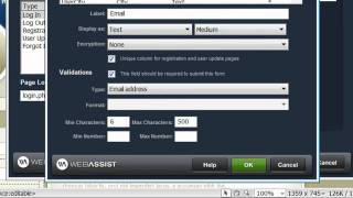 Form Validation and data encryption using SecurityAssist 2