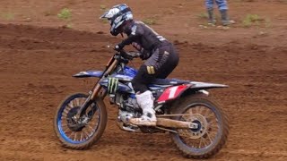 [2023 6/3 JMX Round3 SUGO IA1公式練習]スタート練習\u0026山健Jumpで撮影しました450の超高速Whip魅せられます。#1富田俊樹選手 #4大城魁之輔選手 #10小島庸平選手