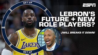 MULTIPLE PLAYERS NEED TO FILL ROLES!  Jwill on Lakers OFFSEASON choices + LeBron's FUTURE 😳 | Get Up