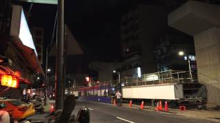 2015.5.18 TRTC 新北市捷運 環狀線中原站 板新路路段 主鋼箱梁吊裝作業